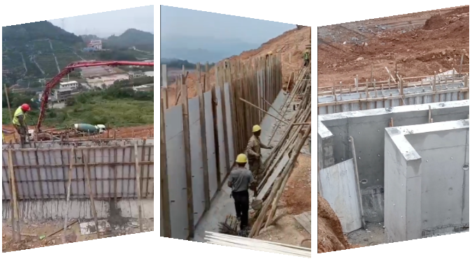护坡建筑模板施工